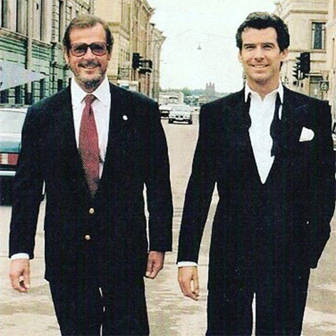 Roger Moore Pierce Brosnan