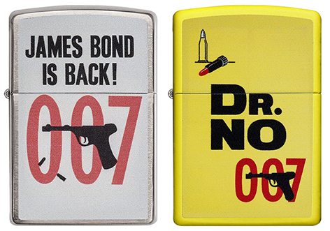 Zippo James Bond Lighter collection 1