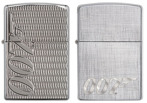 Zippo James Bond Lighter collection 1