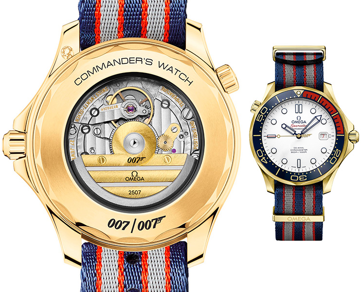 Christie s auction three Limited Edition Omega Seamaster Commander watches Bond Lifestyle