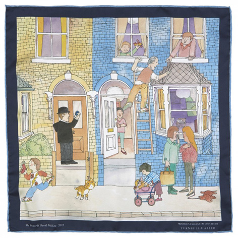 James Bond Mr Benn Pocket Squares Turnbull Asser 2