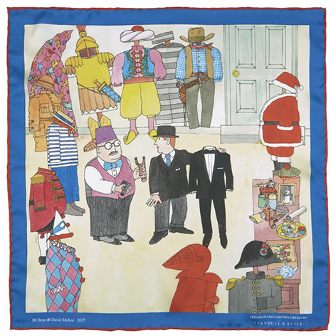 James Bond Mr Benn Pocket Squares Turnbull Asser 3