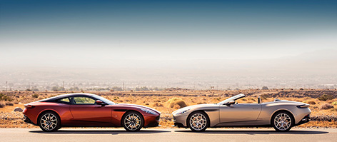 Aston Martin DB11 Volante and Coupe