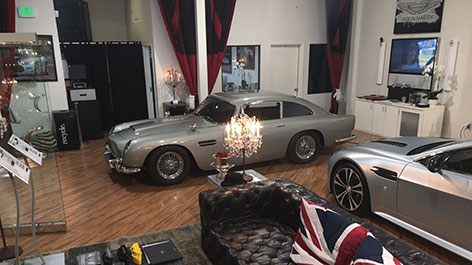 aston martin db5 model on display sale