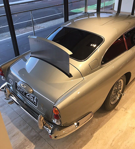 aston martin db5 bullit screen prop model sale