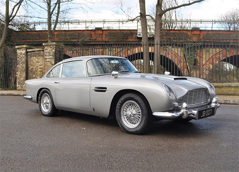 Aston Martin DB5 with goldfinger modifications for sale