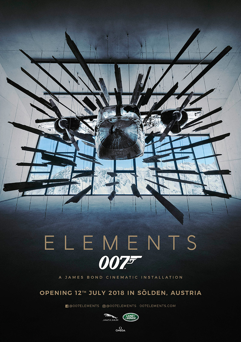 007 elements poster airplane britten normander spectre