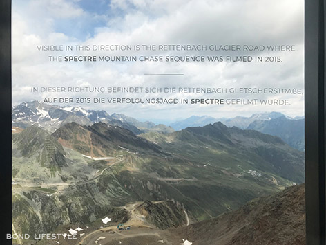 007 Elements solden gaislachkogl james bond rettenbach gletcher glacier road