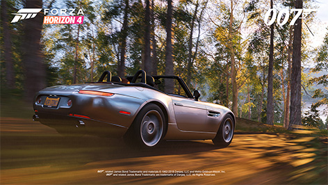 Forza Horizon 4 Ultimate Edition James Bond car pack BMW Z8