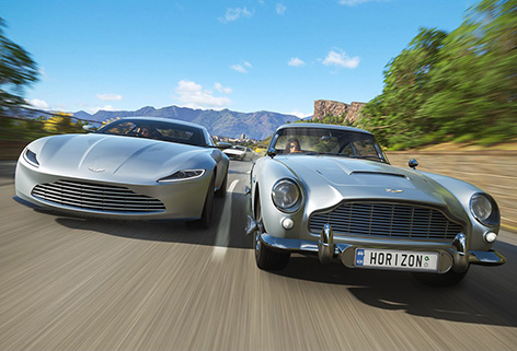 Forza Horizon 4 Ultimate Edition James Bond cars Aston martin DB5 DB10