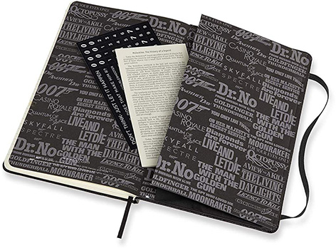 Moleskine 007 Limited Edition Notebook - Movies inside