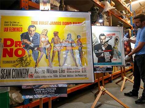 James Bond Prop Store Poster Auction Dr No UK