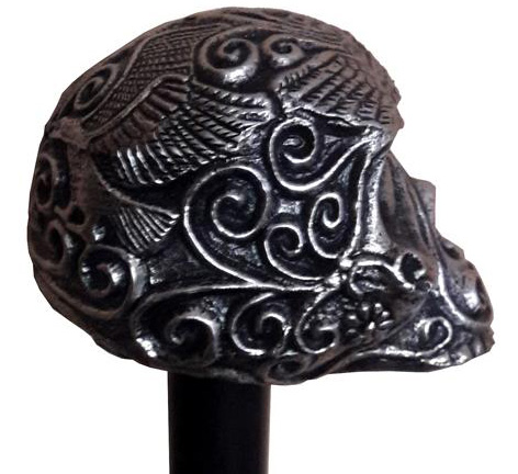 SPECTRE Day Of The Dead Skull Cane Limited Edition Prop Replica side