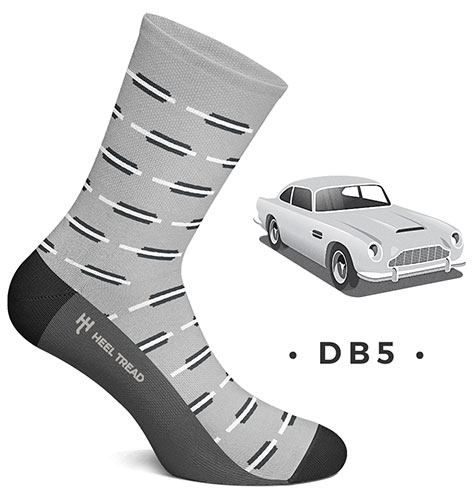 Heel Thread Aston Martin DB5 socks