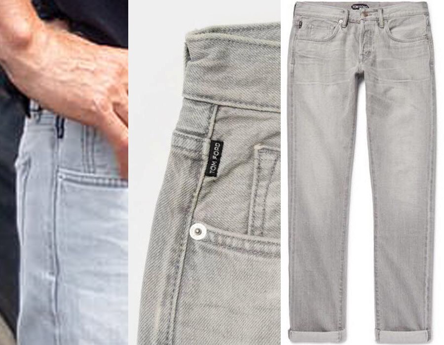 Tom Ford Jeans worn by Daniel Craig as James Bond in Bond 25 in Jamaica