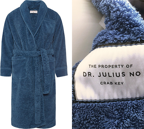Orlebar Brown Dr No robe, property of Dr. Julius No