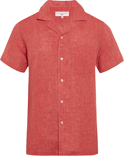 Orlebar Brown 007 Collection Thunderball pink capri shirt 