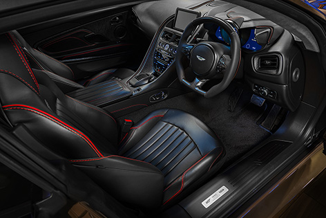 Aston Martin DBS Superleggera OHMSS interior
