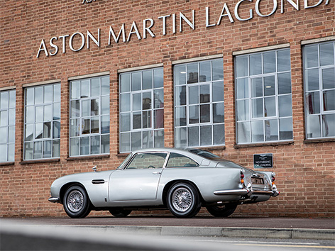 Aston Martin DB5 Goldfinger Thunderball auction RM Sothebys side rear