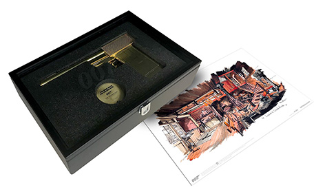 007 store exclusive golden gun print