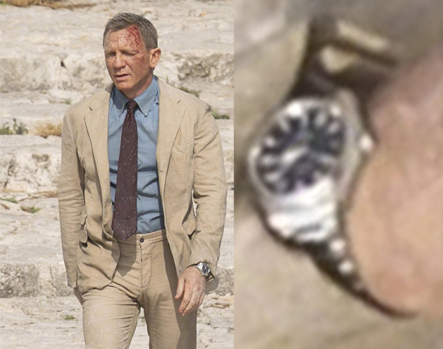 James Bond Daniel Craig Omega Seamaster Aqua Terra Matera Italy