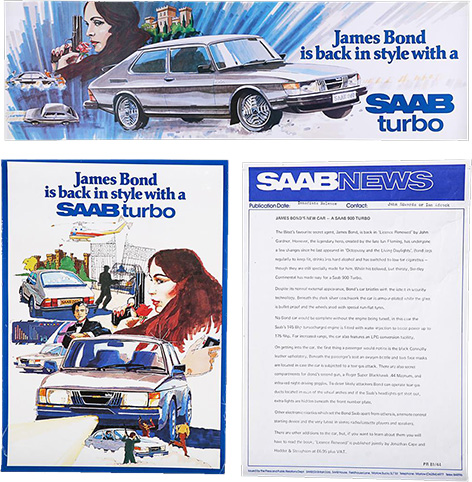 James Bond Poster auction Prop Store Adam Carter Jones Saab
