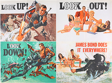 James Bond Poster auction Prop Store Adam Carter Jones Thunderball