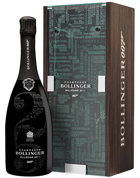 Bollinger 25 movies millesime 2011 limited edition