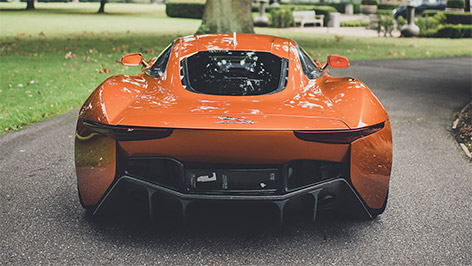 Jaguar C-X75 rear auction SPECTRE RM Sotheby's