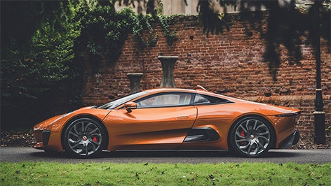 Jaguar C-X75 auction SPECTRE RM Sotheby's side