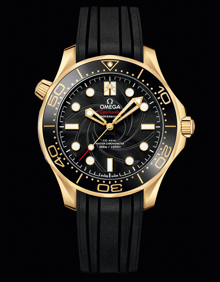 Omega James Bond Limited Edition set with two OHMSS Seamaster 300M Diver watches in Globe Trotter case Bond Lifestyle