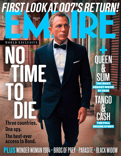 empire magazine daniel craig james bond cover december 2019