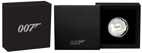 007 james bond coins silver perth mint box