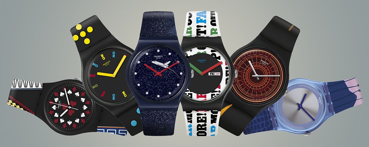 james bond swatch watch collection