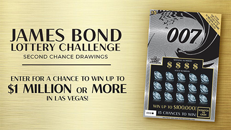 Las Vegas trip prize lottery james bond 007