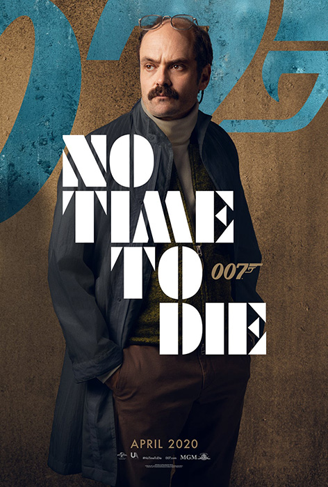 Valdo Obruchev No Time To Die David Dencik character poster James Bond 007