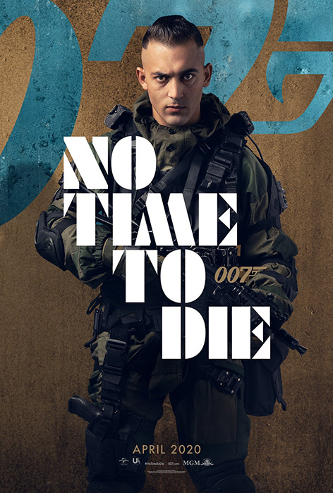 Primo No Time To Die Dali Benssalah character poster James Bond 007