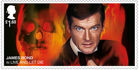 Roger Moore Stamp Royal Mail