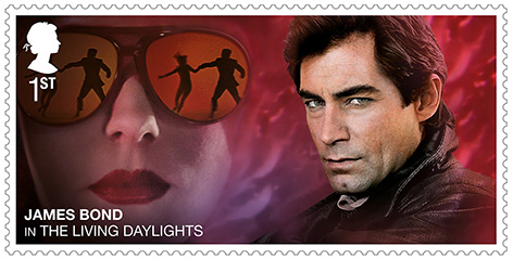 Timothy Dalton James Bond stamp Royal Mail