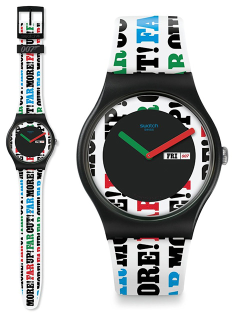 Swatch x 007 James Bond watch collection ohmss