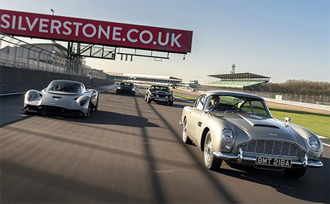 aston martin db5 valhalla dbs superleggera v8 vantage silverstone