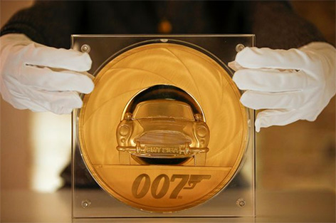 Royal Mint James Bond 007 coin gold 7 kilo