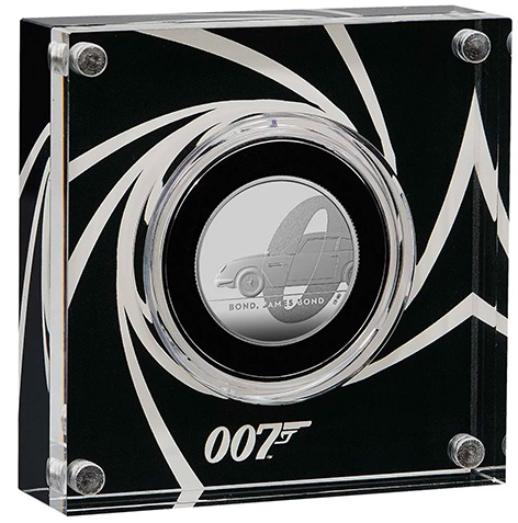 Gunbarrel Half-Ounce Silver Proof Coin james bond 007 royal mint