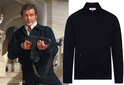 Orlebar Brown Harrington Jacket Octopussy Roger Moore James Bond