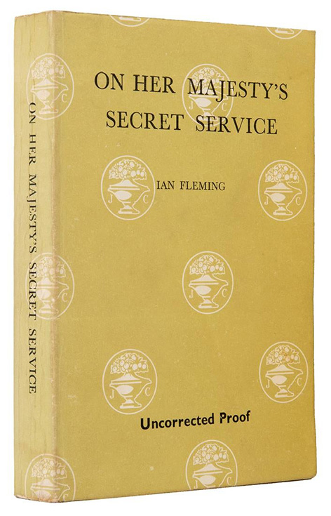 Ian Fleming James Bond Majesty's Secret Service auction Potter