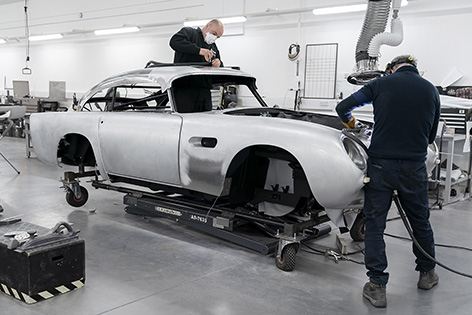 Aston Martin DB5 Goldfinger continuation works 3