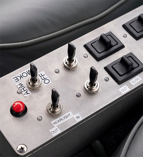 Aston Martin DB5 Goldfinger continuation works 8 switches gadgets