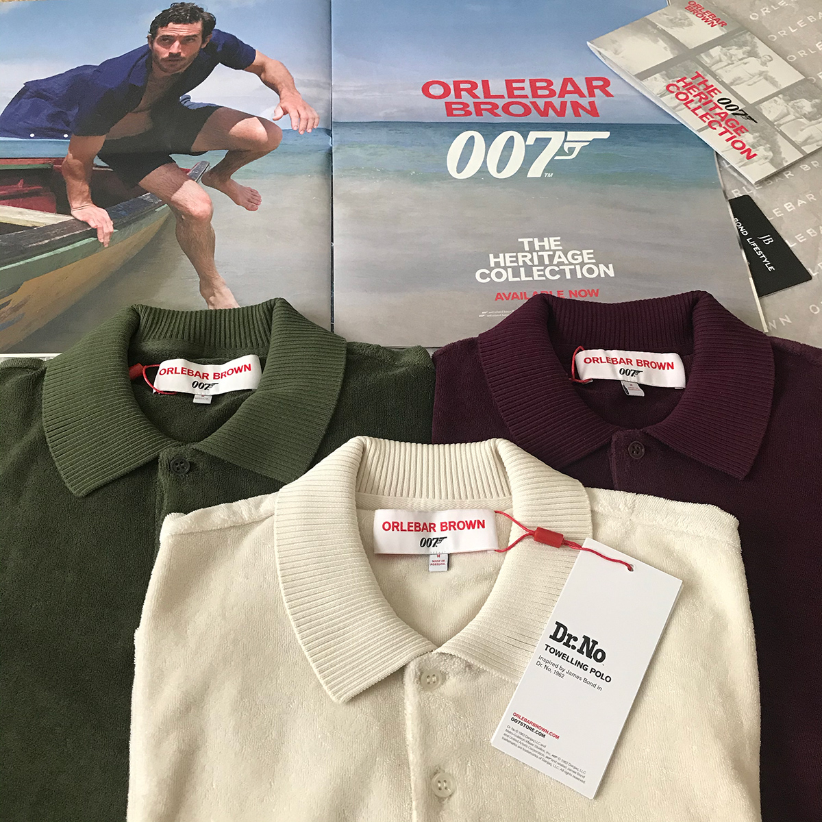 TOM FORD Brown Towelling Polo