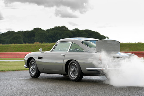 Aston Martin DB5 Goldfinger Continuation with smoke screen gadget