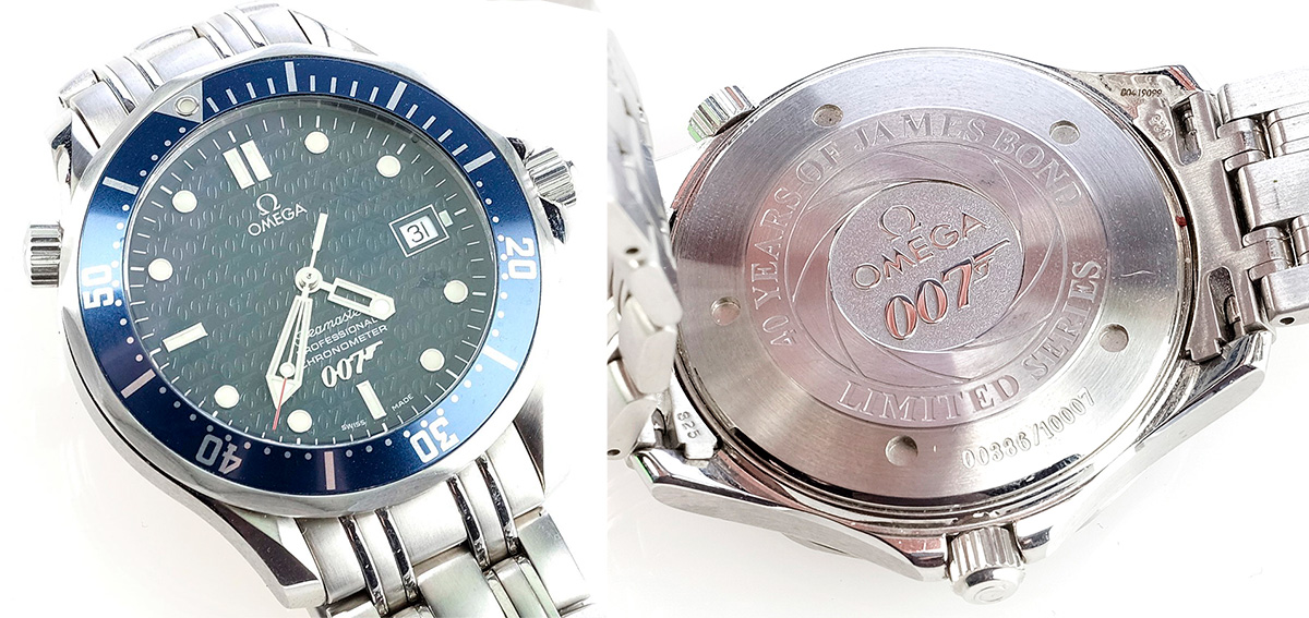 Omega seamaster 40 years of james bond hot sale